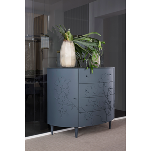 Gold Floral Design Sideboard | Bizzotto Italia Iris | Italianfurniture.com