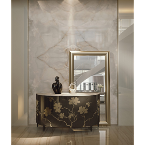 Gold Floral Design Sideboard | Bizzotto Italia Iris | Italianfurniture.com