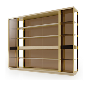 Glass Covered Bookcase | Bizzotto Italia Infinity | Italianfurniture.com