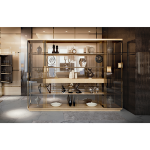 Glass Covered Bookcase | Bizzotto Italia Infinity | Italianfurniture.com