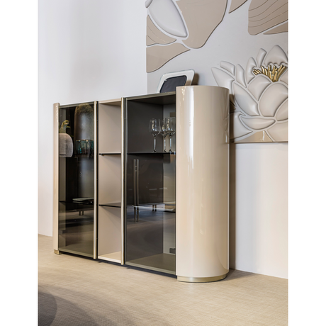 Glass Door Cabinet | Bizzotto Italia Ikat | Italianfurniture.com