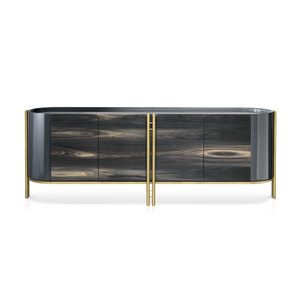 Metallic Framed Sideboard | Bizzotto Italia Ikat Akashi | Italianfurniture.com
