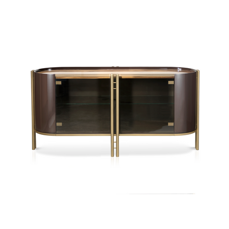 Glass Door Sideboard | Bizzotto Italia Ikat | Italianfurniture.com