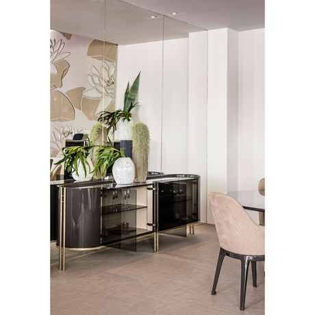 Glass Door Sideboard | Bizzotto Italia Ikat | Italianfurniture.com