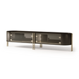 Glass 4-Door Sideboard | Bizzotto Italia Ikat | Italianfurniture.com