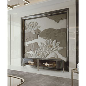 Glass 4-Door Sideboard | Bizzotto Italia Ikat | Italianfurniture.com