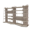 Tubular Framed Modular Bookcase | Bizzotto Italia Hanami | Italianfurniture.com
