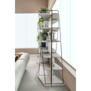 Tubular Framed Modular Bookcase | Bizzotto Italia Hanami | Italianfurniture.com