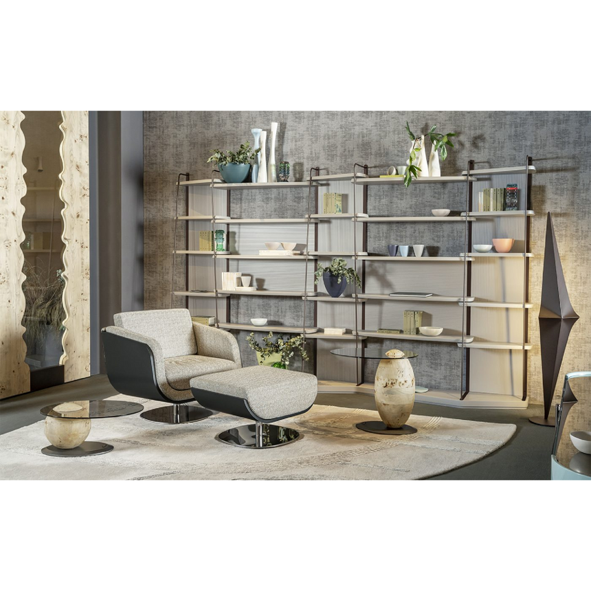 Tubular Framed Modular Bookcase | Bizzotto Italia Hanami | Italianfurniture.com