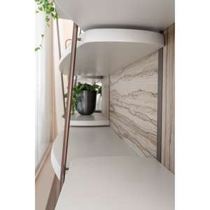 Tubular Framed Modular Bookcase | Bizzotto Italia Hanami | Italianfurniture.com