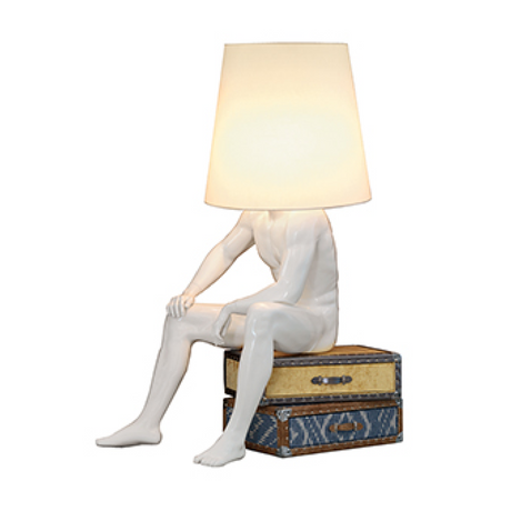Masculine Body Floor Lamp | Bizzotto Italia George | Italianfurniture.com