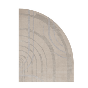 Handtufted Wool Curved Carpet | Bizzotto Italia Drop
