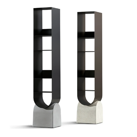 Metal Framed Vertical Bookshelf | Bonaldo Vague | Italianfurniture.com