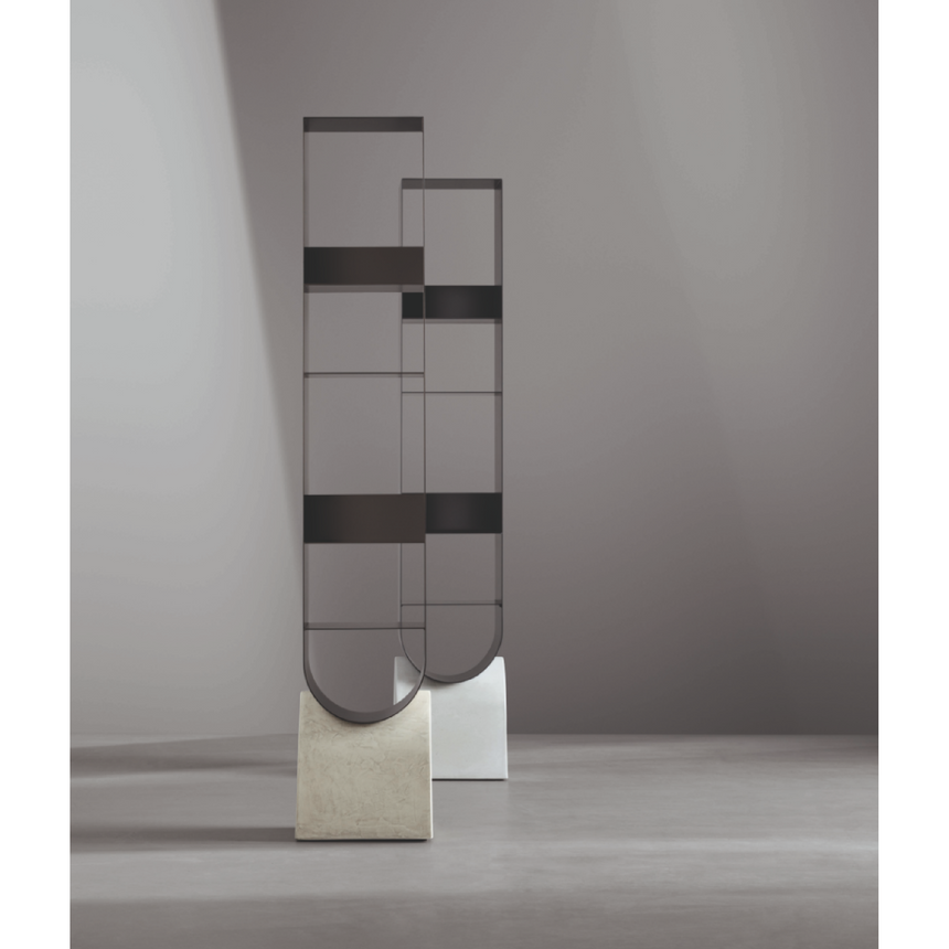 Metal Framed Vertical Bookshelf | Bonaldo Vague | Italianfurniture.com