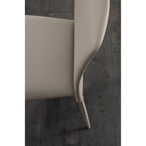 Steel Leg Leather Dining Chair | Bonaldo Deli | Italianfurniture.com