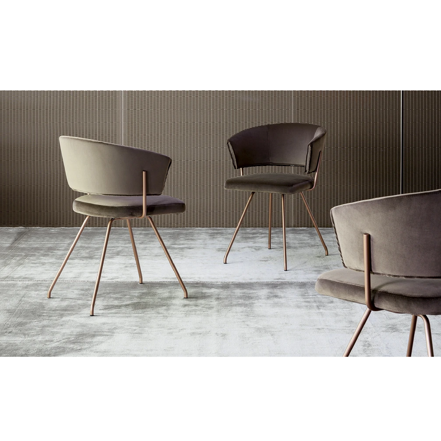 Curved Back Dining Chair | Bonaldo Bahia | Italianfurniture.com