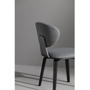 Curved Back Padded Dining Chair | Bonaldo Olos | Italianfurniture.com