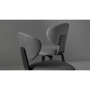 Curved Back Padded Dining Chair | Bonaldo Olos | Italianfurniture.com