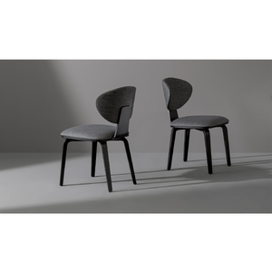 Curved Back Padded Dining Chair | Bonaldo Olos | Italianfurniture.com