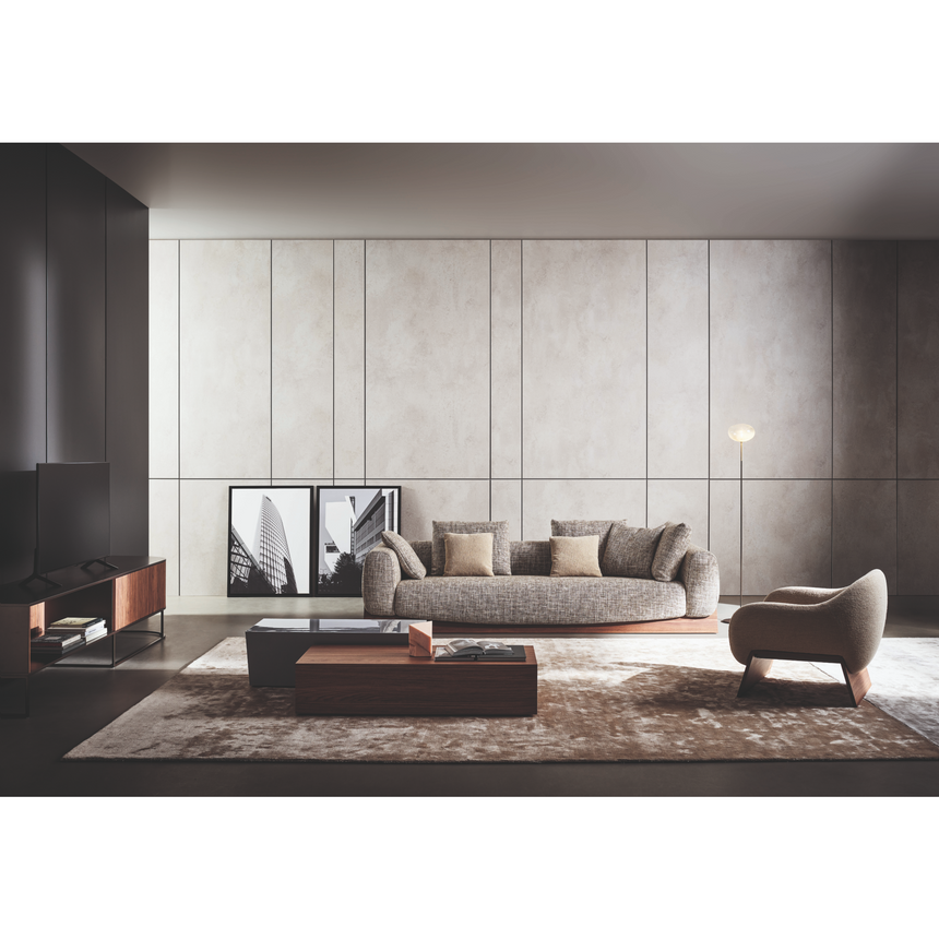 Wooden Bridge Base Sofa | Bonaldo Boolean  | Italianfurniture.com