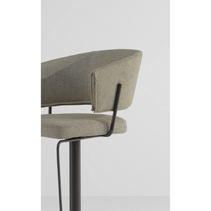 Curved Back Swivel Bar Stool | Bonaldo Bahia Too | Italianfurniture.com