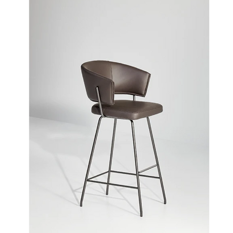 Curved Back Modern Counter Stool | Bonaldo Bahia Too | Italianfurniture.com