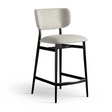 Fabric Upholstered Bar Stool | Bonaldo Noor Too | Italianfurniture.com