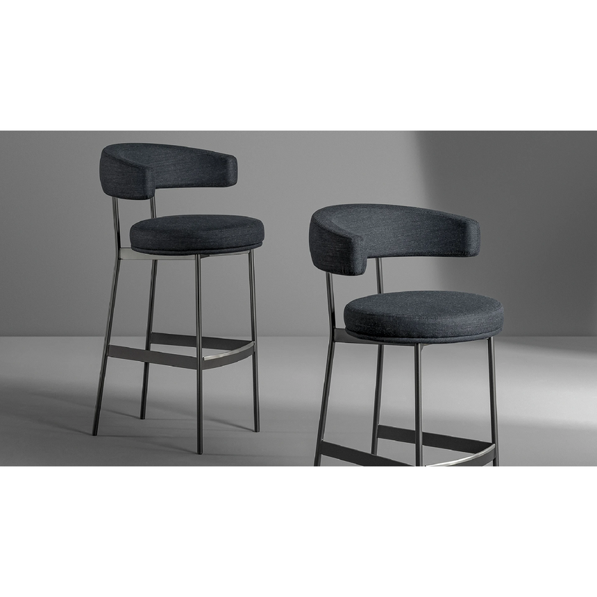 Round Seat Bar Stool | Bonaldo Neuilly Too | Italianfurniture.com