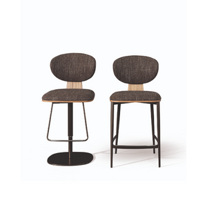 Laminated Wood Bar Stool | Bonaldo Olos Too | Italianfurniture.com