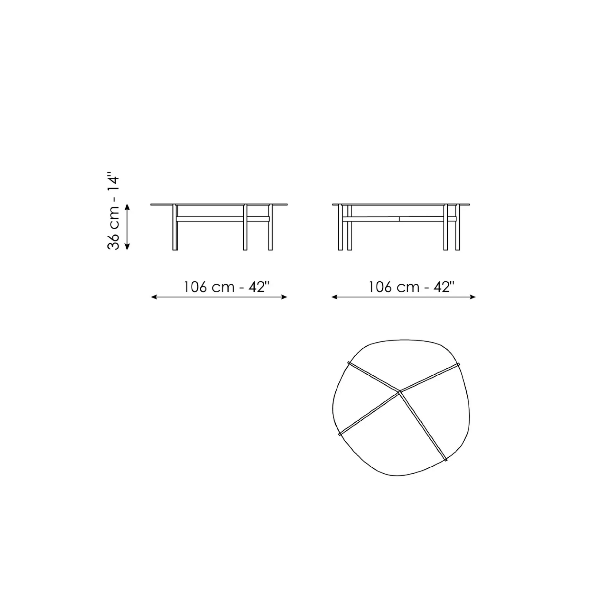 Tempered Glass Coffee Tables (3) | Bonaldo Flac | Italianfurniture.com