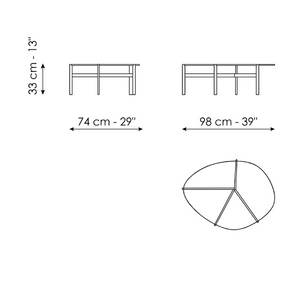 Marble Top Coffee Tables (3) | Bonaldo Flac