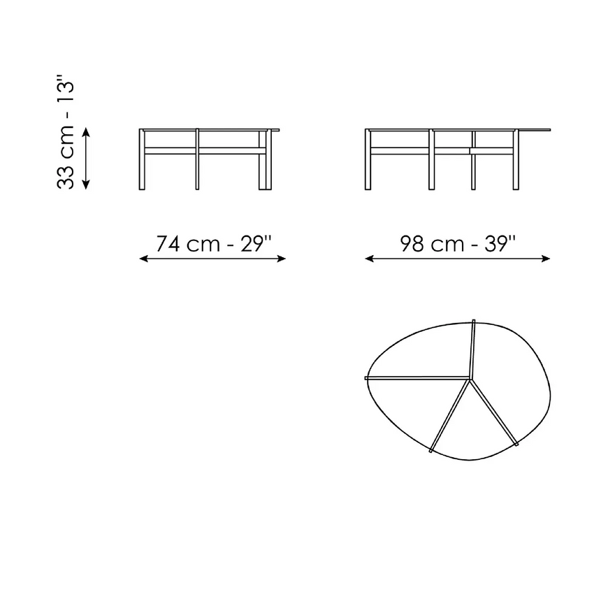 Marble Top Coffee Tables (3) | Bonaldo Flac