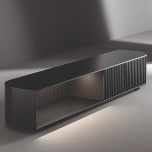 Wavy Wooden TV Stand | Bonaldo Dune