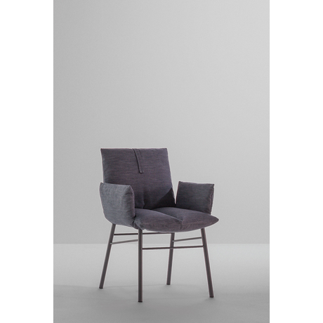 Folded Pillow High Dining Armchair | Bonaldo Miss Pil Up | ItalianFurniture.com