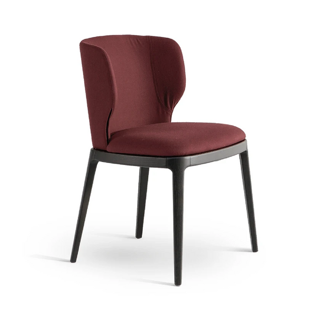 Fabric Covered Winged Dining Chair | Bonaldo Joy | italianfurniture.com