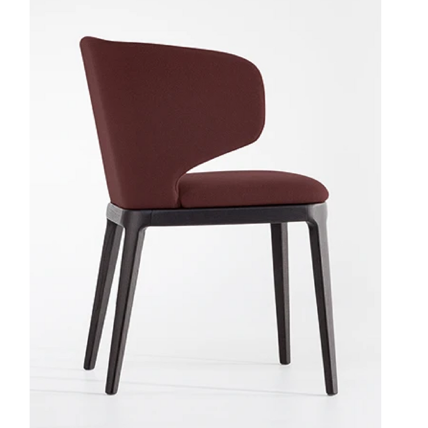 Fabric Covered Winged Dining Chair | Bonaldo Joy | italianfurniture.com