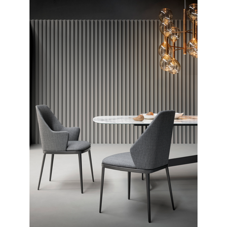 High-Back Padded Side Chair | Bonaldo Mida | Italianfurniture.com