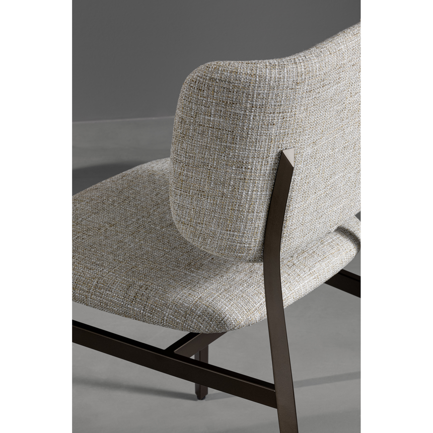 Steel Framed Modern Dining Chair | Bonaldo Noor | italianfurniture.com