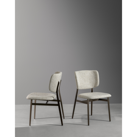 Steel Framed Modern Dining Chair | Bonaldo Noor | italianfurniture.com