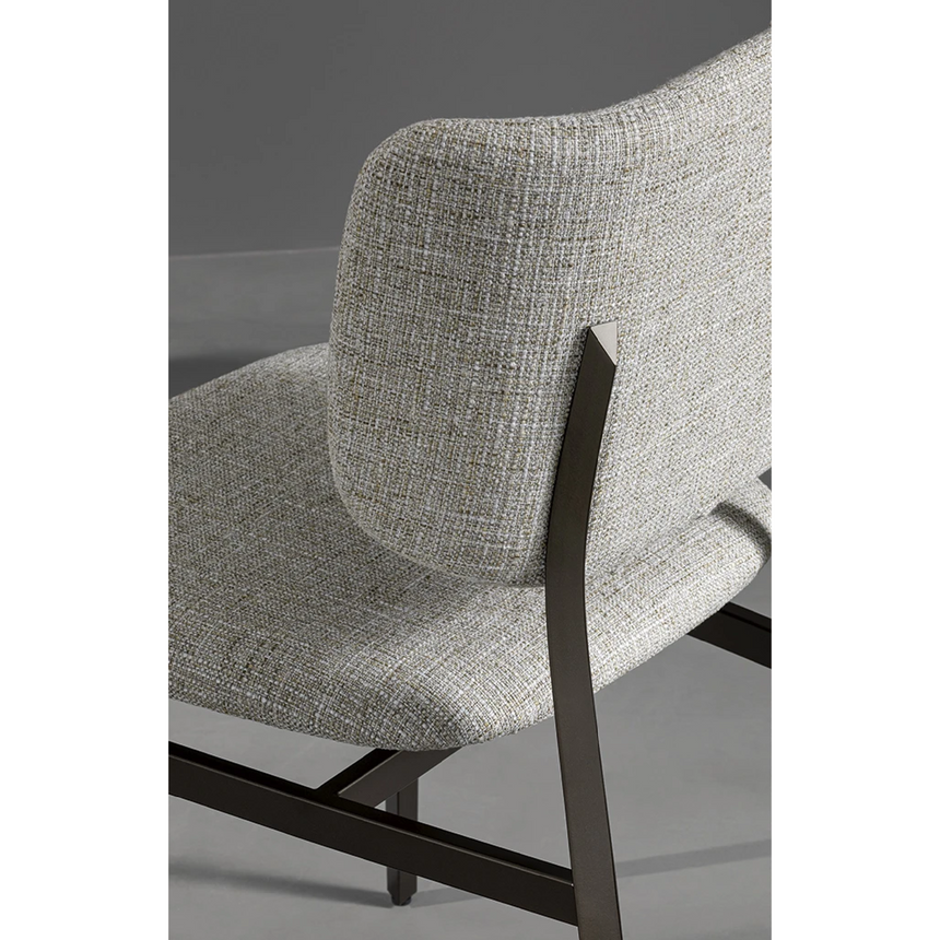 Steel Framed Modern Dining Chair | Bonaldo Noor | italianfurniture.com