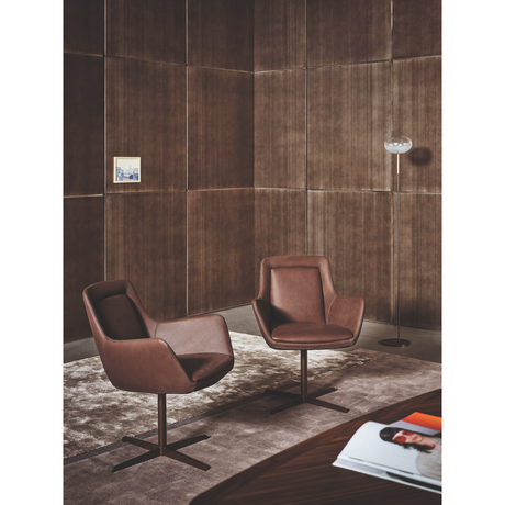 Upholstered Low Office Chair | Bonaldo Newton | Italianfurniture.com