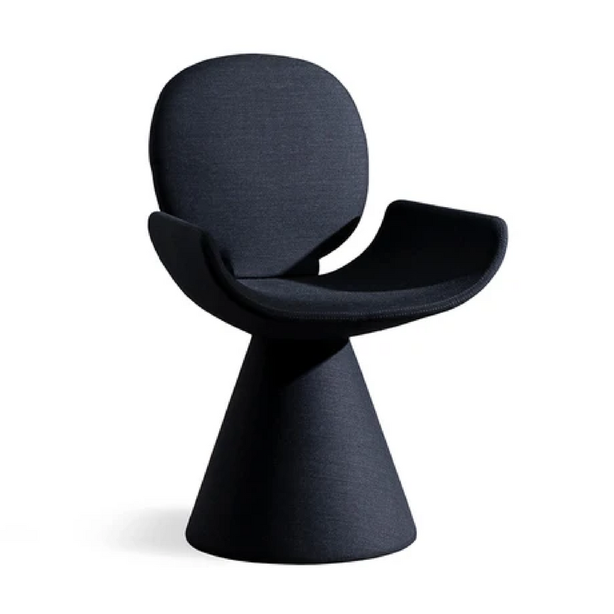 Round Back Swivel Chair | Bonaldo Youpi | Italianfurniture.com