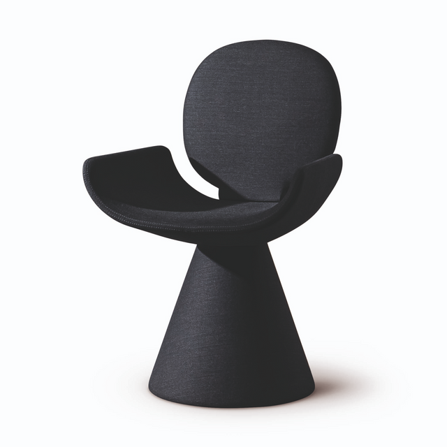 Round Back Swivel Chair | Bonaldo Youpi | Italianfurniture.com