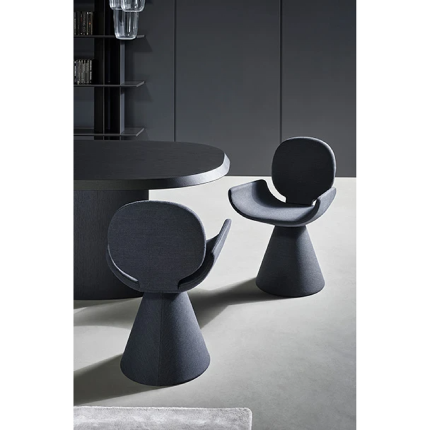 Round Back Swivel Chair | Bonaldo Youpi | Italianfurniture.com