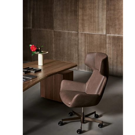 Wheeled Low Office Chair | Bonaldo Newton | Italianfurniture.com