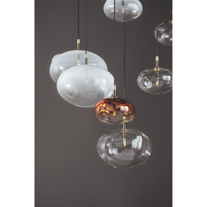 Irregular Clear Glass Pendant Lamp | Bonaldo Pepita | Italianfurniture.com