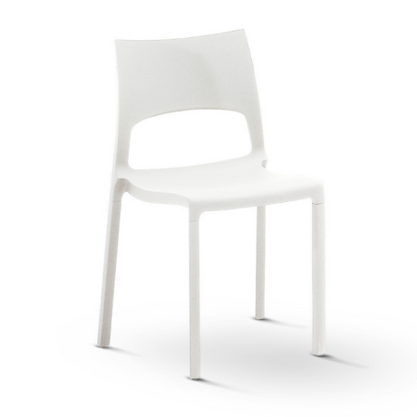 Cut-Out Back Stackable Chairs (2) | Bonaldo Idole | Italianfurniture.com