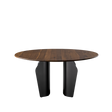 Marble Top Round Dining Table | Bonaldo Flame | Italianfurniture.com