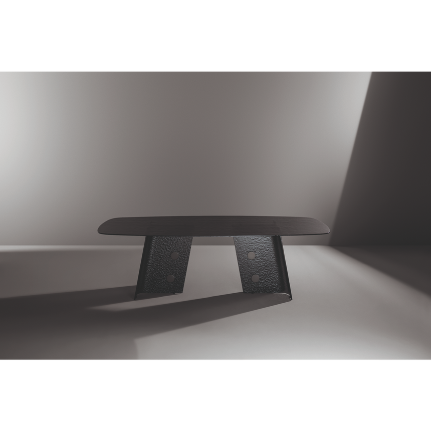 Black Tempered Glass Dining Table | Bonaldo Boton | Italianfurniture.com