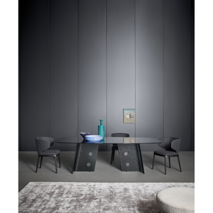 Black Tempered Glass Dining Table | Bonaldo Boton | Italianfurniture.com